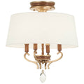 Metropolitan Lighting Magnolia Manor 4 Light Semi Flush Mount
