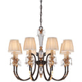 Metropolitan Lighting Bella Cristallo 8 Light Chandelier