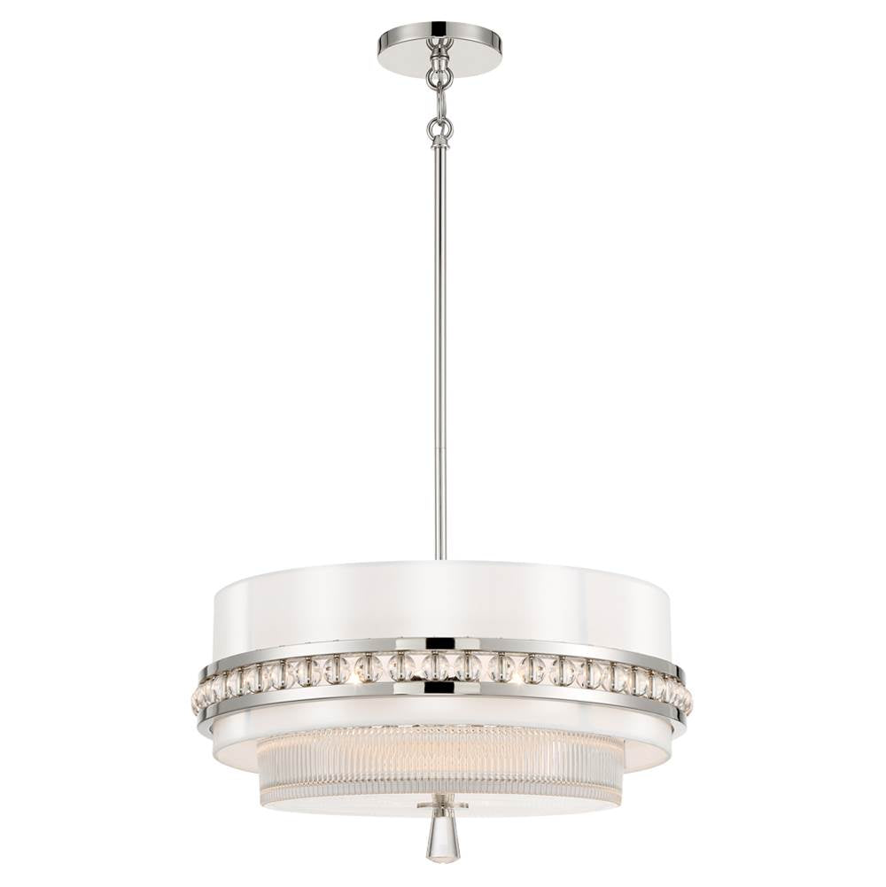 Metropolitan Lighting Sutton By Robin Baron Convertible Semi Flush / Pendant