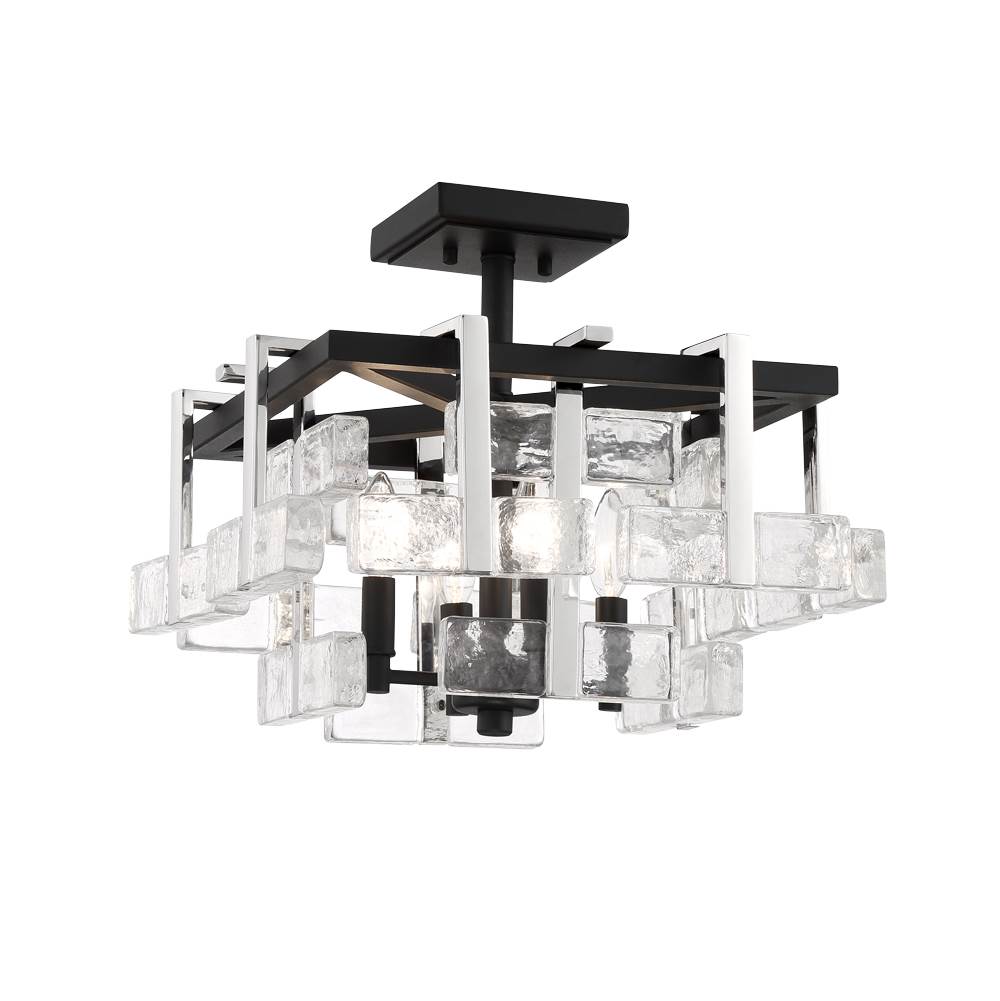 Metropolitan Lighting Painesdale 4 Light Semi Flush