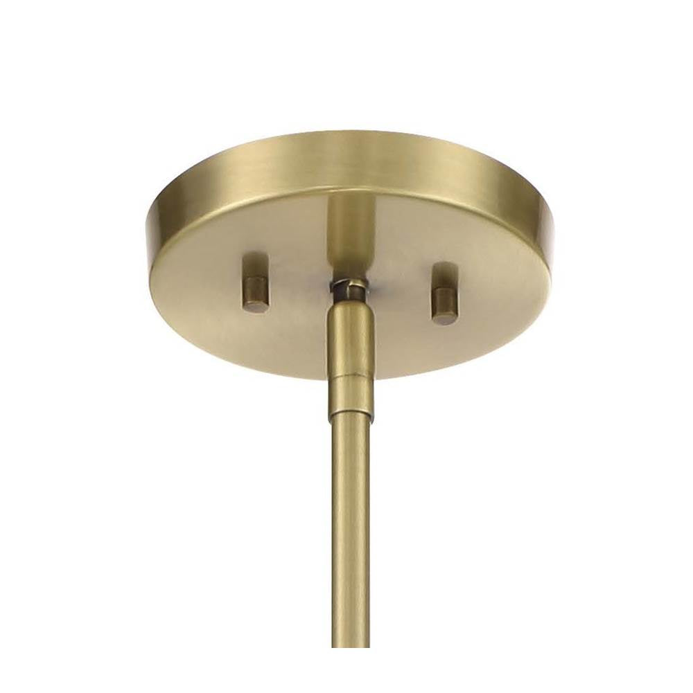 Metropolitan Lighting N7553-695 Soft Brass 3 Light Pendant Image 3