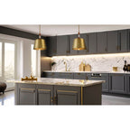 Metropolitan Lighting N7553-695 Soft Brass 3 Light Pendant Image 2