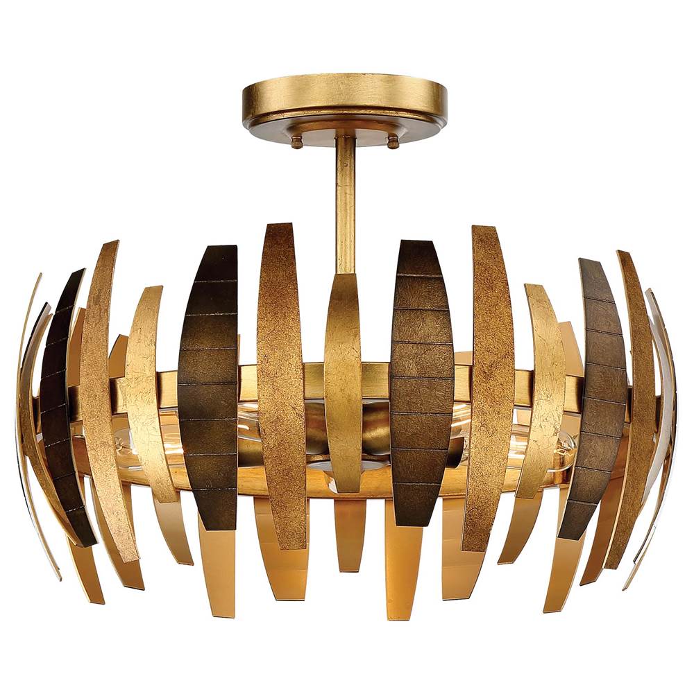 Metropolitan Lighting Manitou Five Light Semi Flush