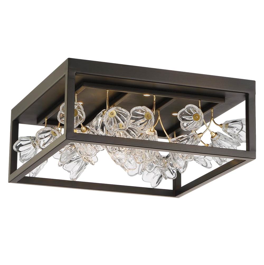 Metropolitan Lighting Maison Des Fleurs 4lts Flush Mount