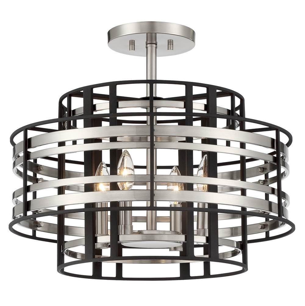 Metropolitan Lighting Presten 4 Light Semi Flush
