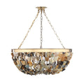 Metropolitan Lighting Flotsam 8 Lt Pendant W/agate Stones