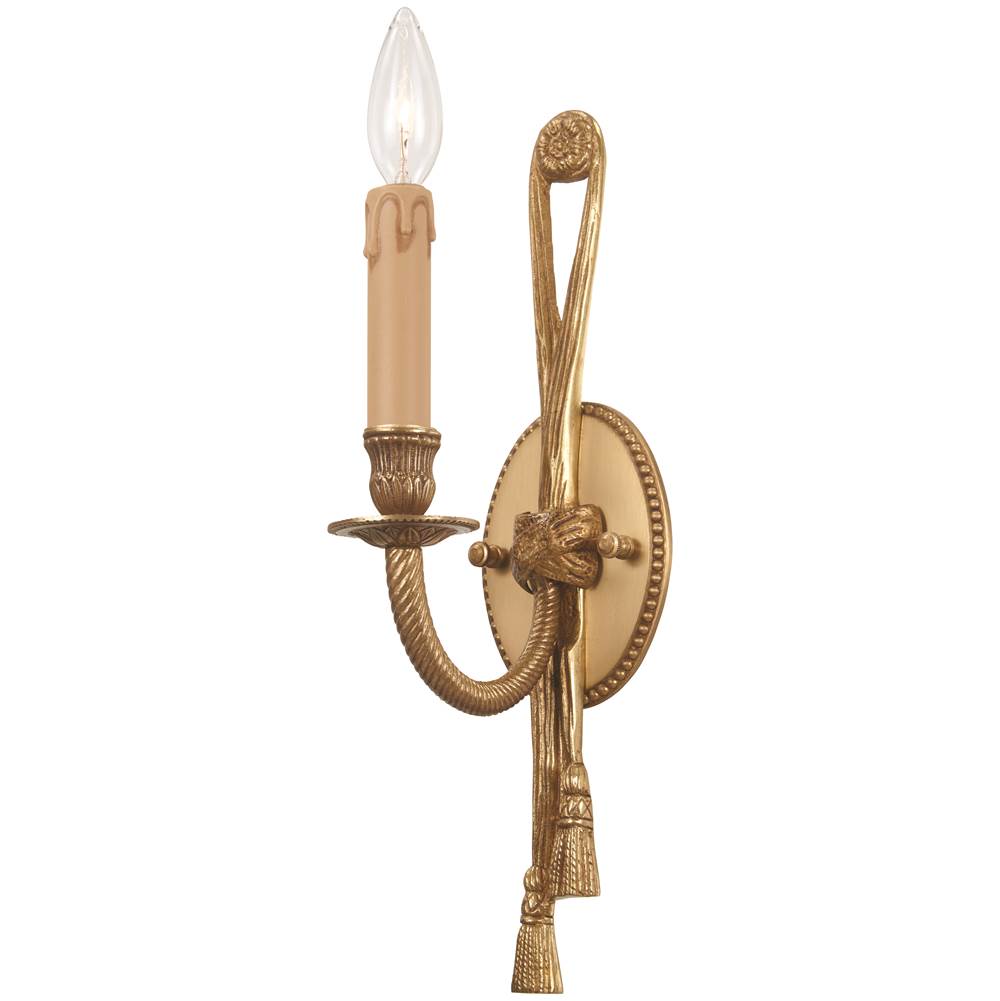 Metropolitan Lighting  1 Light Wall Sconce Antique Gold