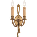 Metropolitan Lighting  2 Light Wall Sconce Antique Gold
