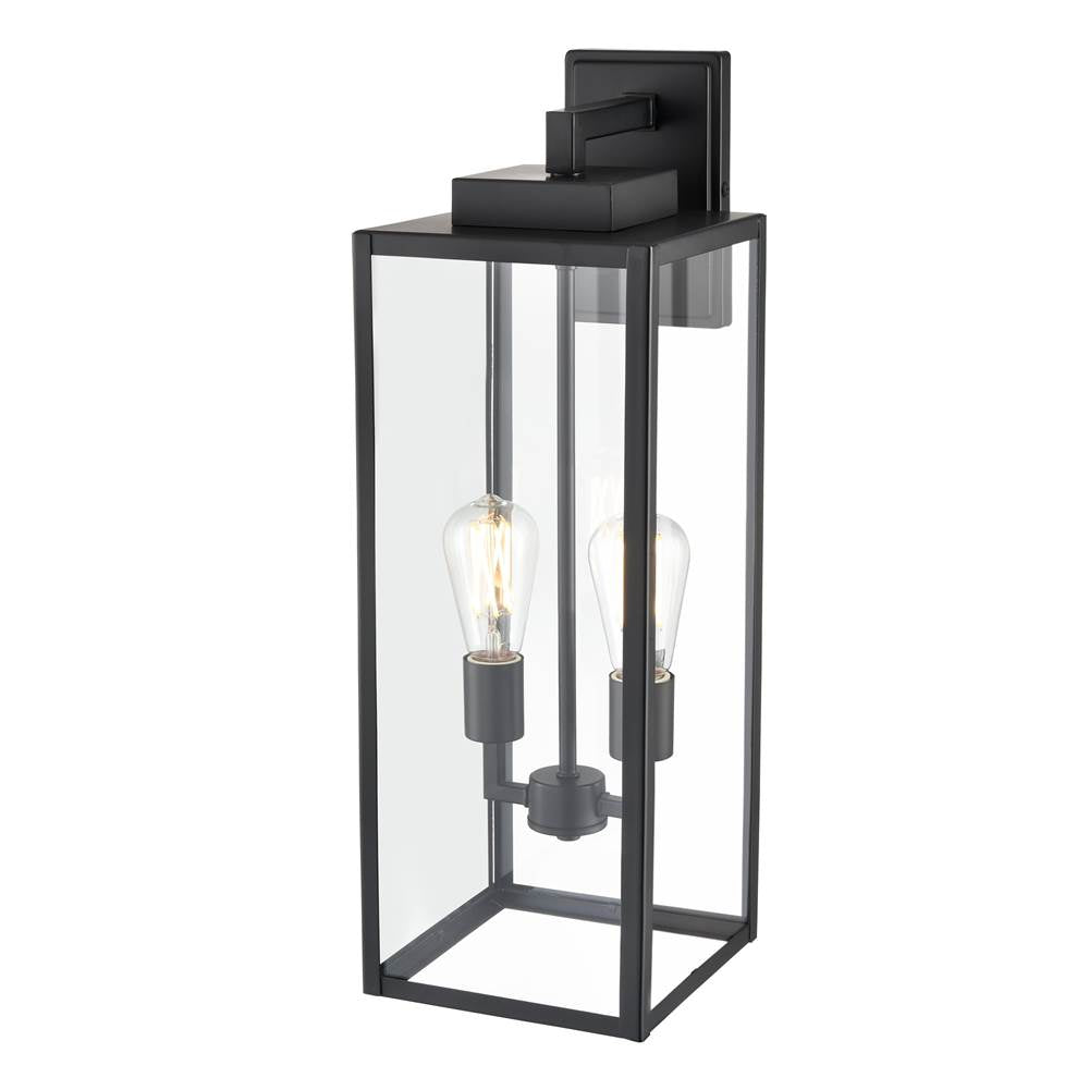 Millennium Lighting 60092-PBK Powder Coated Black 2-light Outdoor Wall Sconce - Powder Coated Black Image 7