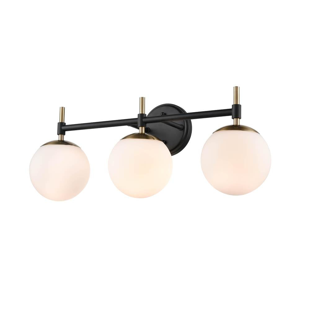 Millennium Lighting 30303-MB/MG Matte Black,Modern Gold Vanity Image 3