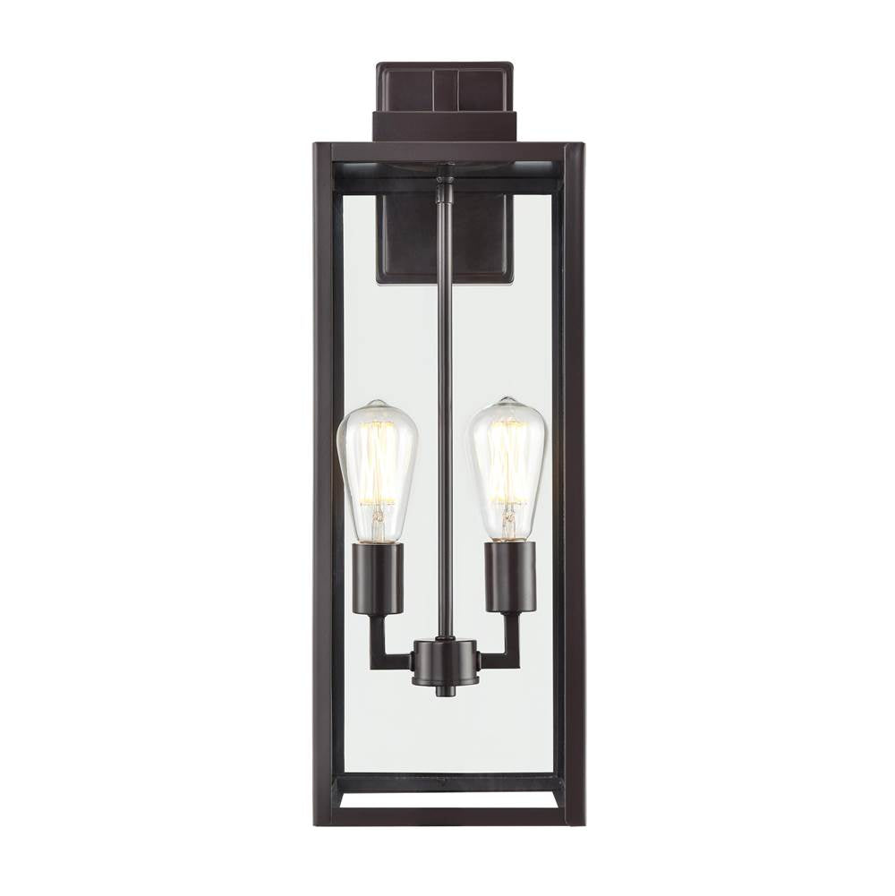 Millennium Lighting Atless 2-light Outdoor Wall Sconce - Powder Coated Black