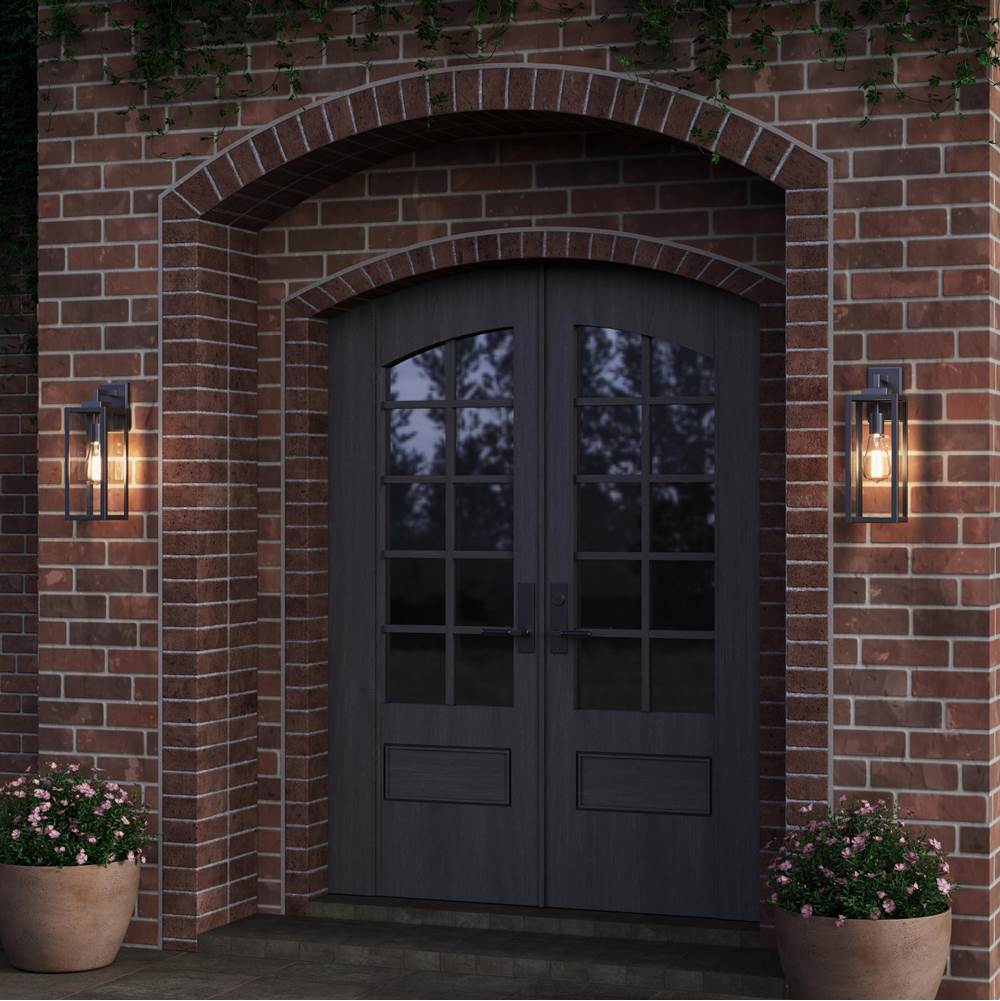 Millennium Lighting 60091-PBK Powder Coated Black 1-light Outdoor Wall Sconce - Powder Coated Black Image 3