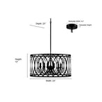 Millennium Lighting 42106-PMG Painted Modern Gold Arelyn 23'' Wide 6-light Pendant - Painted Modern Gold Image 3