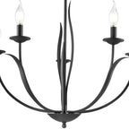 Millennium Lighting 44105-MB Matte Black Charlize 29.5'' Wide 5-light Chandelier - Matte Black Image 6