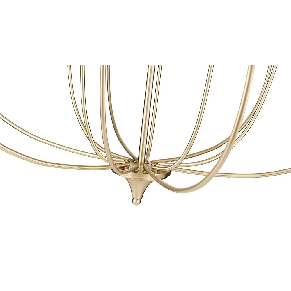 Millennium Lighting 28012-MG Modern Gold Chandelier Ceiling Light Image 4