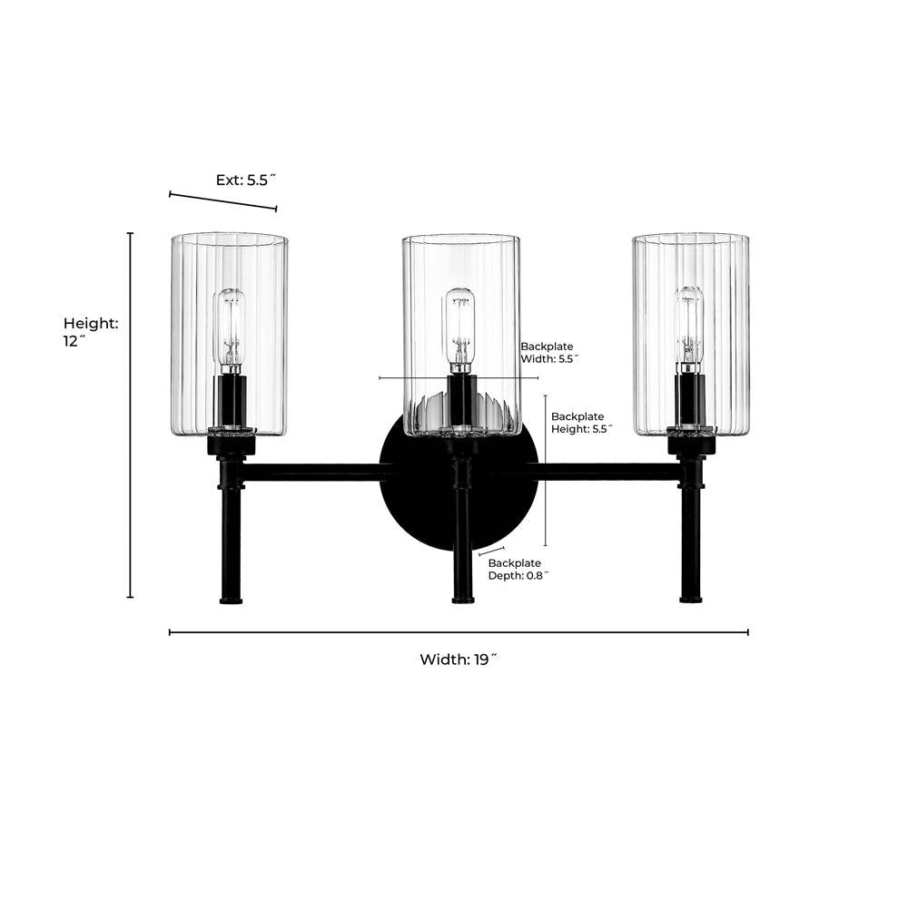 Millennium Lighting 9923-PN Polished Nickel Vanity Image 2