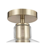 Millennium Lighting 6021-MG Modern Gold Knightsdale 10'' Wide 1-light Semi-flush Mount Image 6
