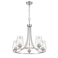 Millennium Lighting 9725-BN Brushed Nickel Chandelier Ceiling Light Image 1