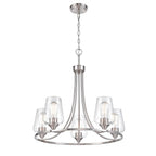 Millennium Lighting 9725-BN Brushed Nickel Chandelier Ceiling Light Image 1
