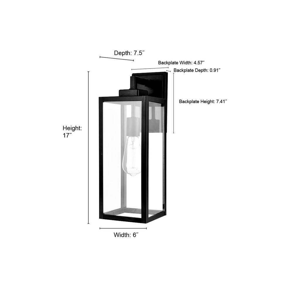 Millennium Lighting 60081-PBZ Powder Coated Bronze Outdoor Wall Sconce Image 2