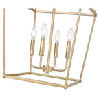 Millennium Lighting 19004-VB Vintage Brass Nellita 16'' Wide 4-light Pendant - Vintage Brass Image 5