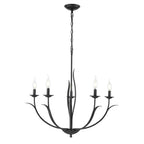 Millennium Lighting Charlize 29.5'' Wide 5-light Chandelier - Matte Black
