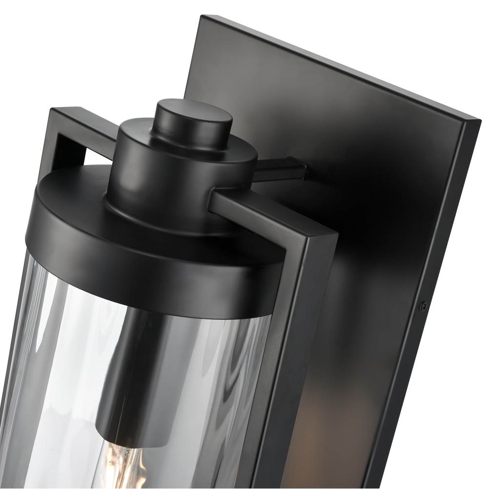 Millennium Lighting 192301-PBK Powder Coated Black Braselton 23.75'' High 1-light Outdoor Wall Sconce - Powder Coated Black Image 4