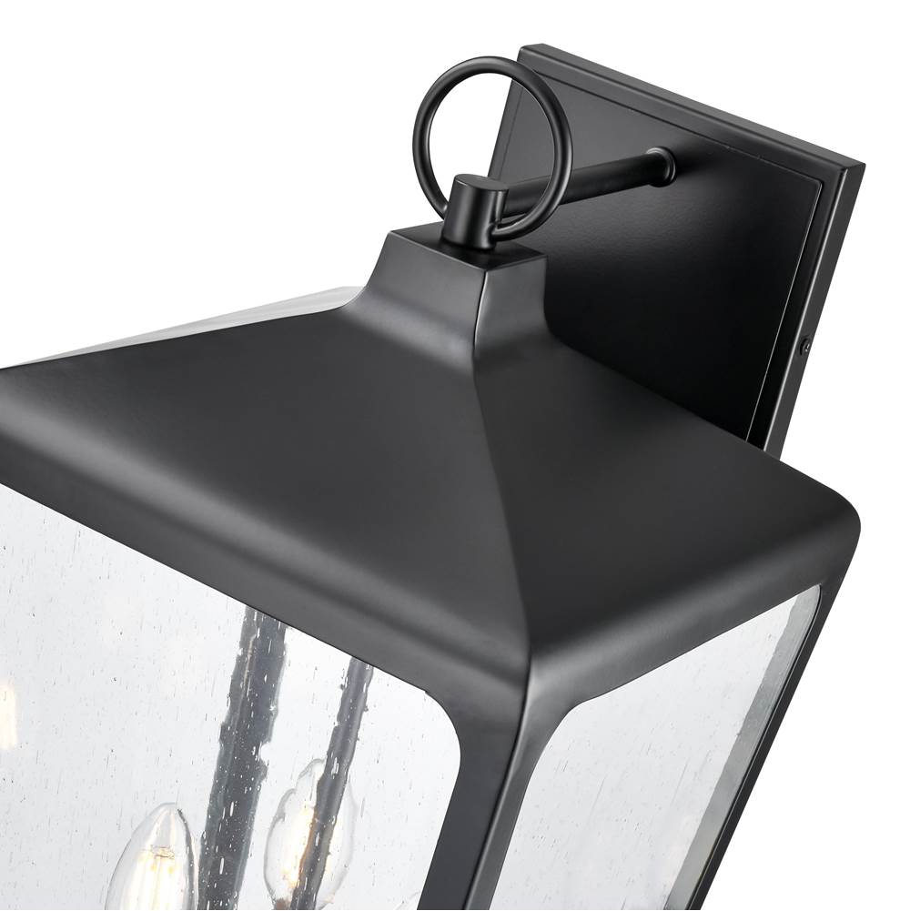 Millennium Lighting 7923-PBK Powder Coated Black Outdoor Wall Sconce Image 4