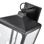 Millennium Lighting 7923-PBK Powder Coated Black Outdoor Wall Sconce Image 4