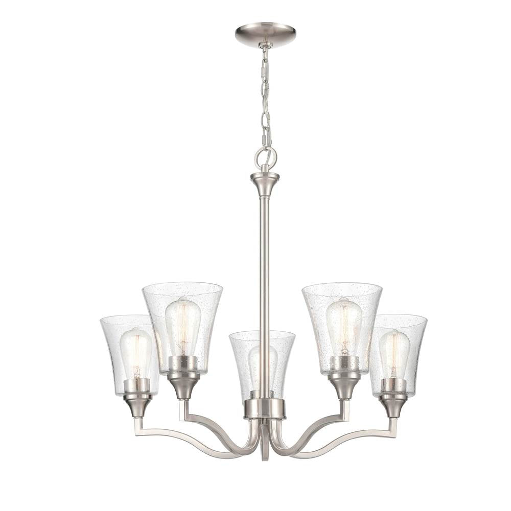 Millennium Lighting 2115-BN Brushed Nickel Chandelier Ceiling Light Image 1