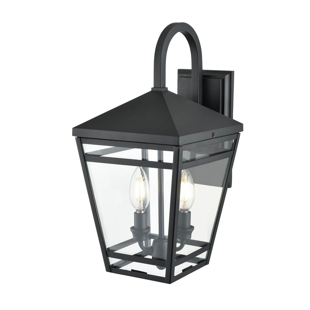 Millennium Lighting 82102-TBK Textured Black Outdoor Wall Sconce Image 5