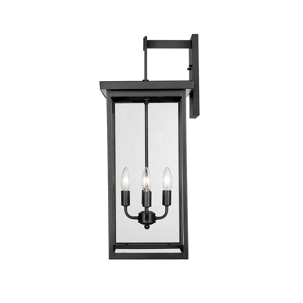 Millennium Lighting 42603-PBK Powder Coated Black Outdoor Wall Sconce Image 4