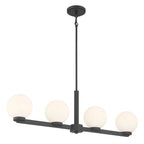 Millennium Lighting 97104-MB Matte Black Ardeva 36'' Wide 4-light Linear Chandelier Image 1