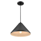 Millennium Lighting RWCC13-SB Satin Black Cord Hung Wide Cone Image 6