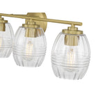 Millennium Lighting 9994-VB Vintage Brass Miravelle 30.5'' Wide 4-light Vanity Image 5