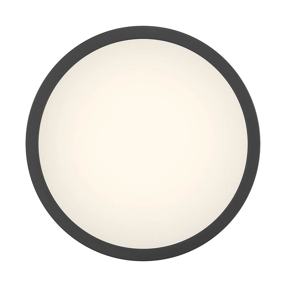 Millennium Lighting 401001-MB Matte Black Soltra 13'' Wide Led Flush Mount Image 6