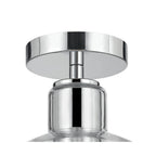 Millennium Lighting 6021-CH Chrome Knightsdale 10'' Wide 1-light Semi-flush Mount Image 6