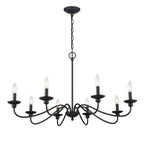 Millennium Lighting 4388-MB Matte Black Chandelier Ceiling Light Image 3