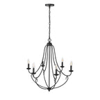 Millennium Lighting 12106-MB Matte Black Chandelier Ceiling Light Image 4