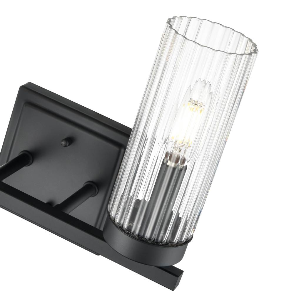 Millennium Lighting 46002-MB Matte Black Iversen 12.5'' Wide 2-light Vanity - Matte Black Image 5