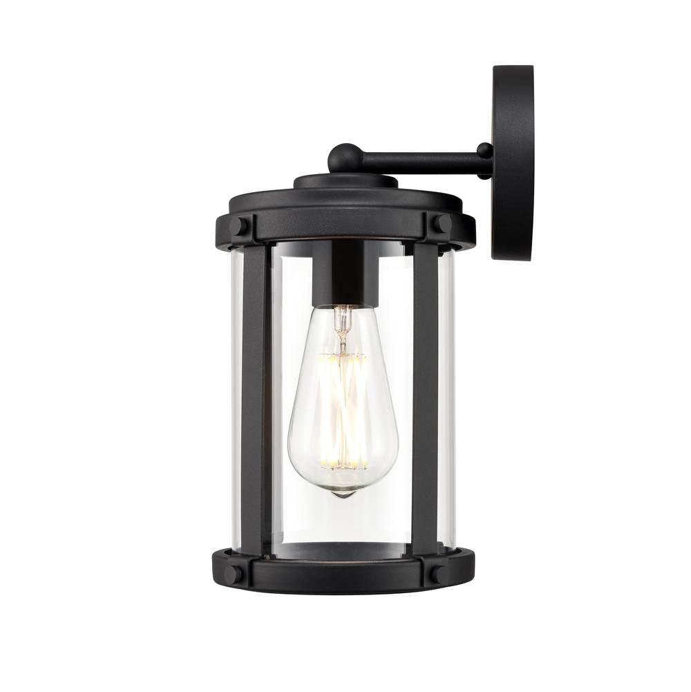 Millennium Lighting 290001-TBK Textured Black Outdoor Wall Sconce Image 4