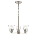 Millennium Lighting Strayhan 18'' 3-light Chandelier - Brushed Nickel