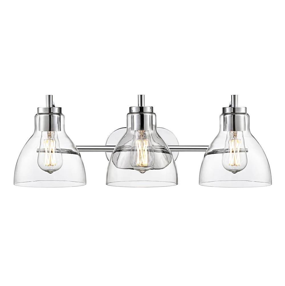 Millennium Lighting Knightsdale 25.25'' 3-light Vanity - Chrome