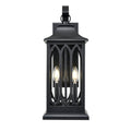 Millennium Lighting 88102-PBK Powder Coated Black Outdoor Wall Sconce Image 1