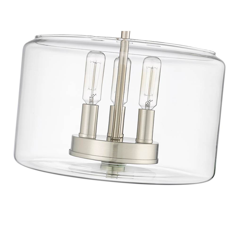 Millennium Lighting 46923-BN Brushed Nickel Semi-flush Ceiling Mount Image 3