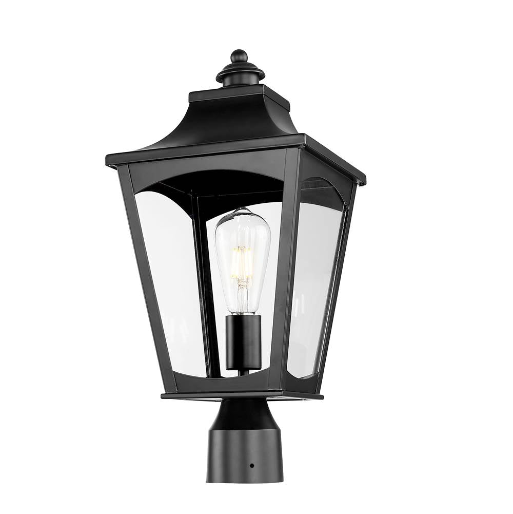 Millennium Lighting 10941-PBK Powder Coated Black Outdoor Post Lantern Image 5
