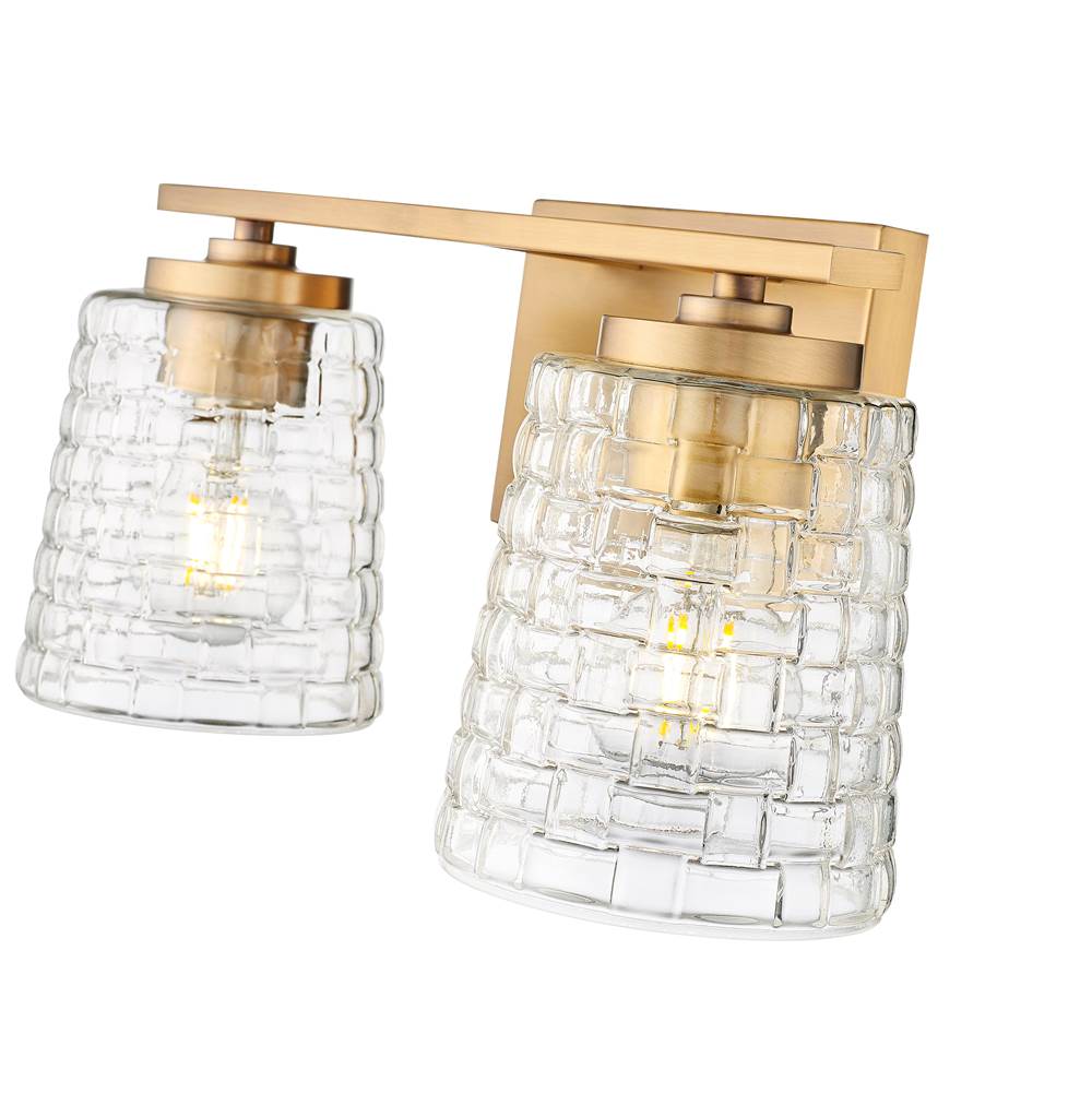 Millennium Lighting 22102-VB Vintage Brass Vanity Image 4