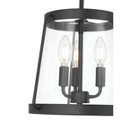 Millennium Lighting 230103-MB Matte Black Adabella 12.25'' Wide 3-light Semi-flush Mount Image 5