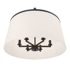Millennium Lighting 240106-MB Matte Black Montrine 24'' Wide 6-light Pendant Image 7