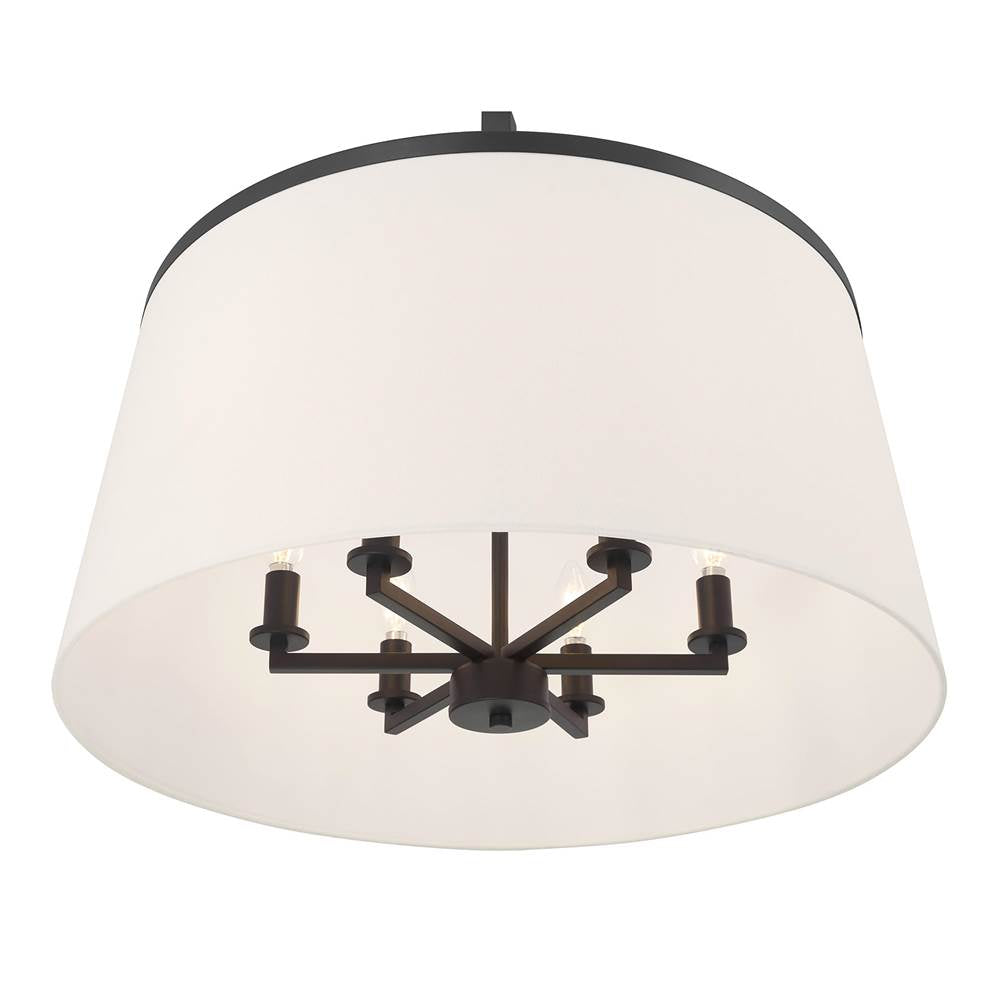 Millennium Lighting 240106-MB Matte Black Montrine 24'' Wide 6-light Pendant Image 7